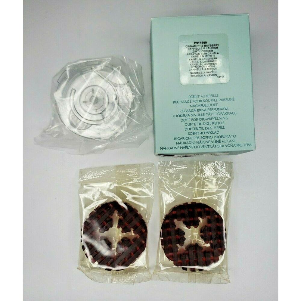 PartyLite Scent 4U Refills 2 Sealed Refills Cinnamon & Bayberry HTF P7D/P911199
